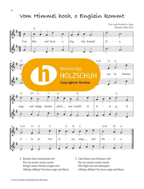 Vom Himmel hoch, o Englein kommt